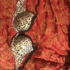 A cheetah pink bra
